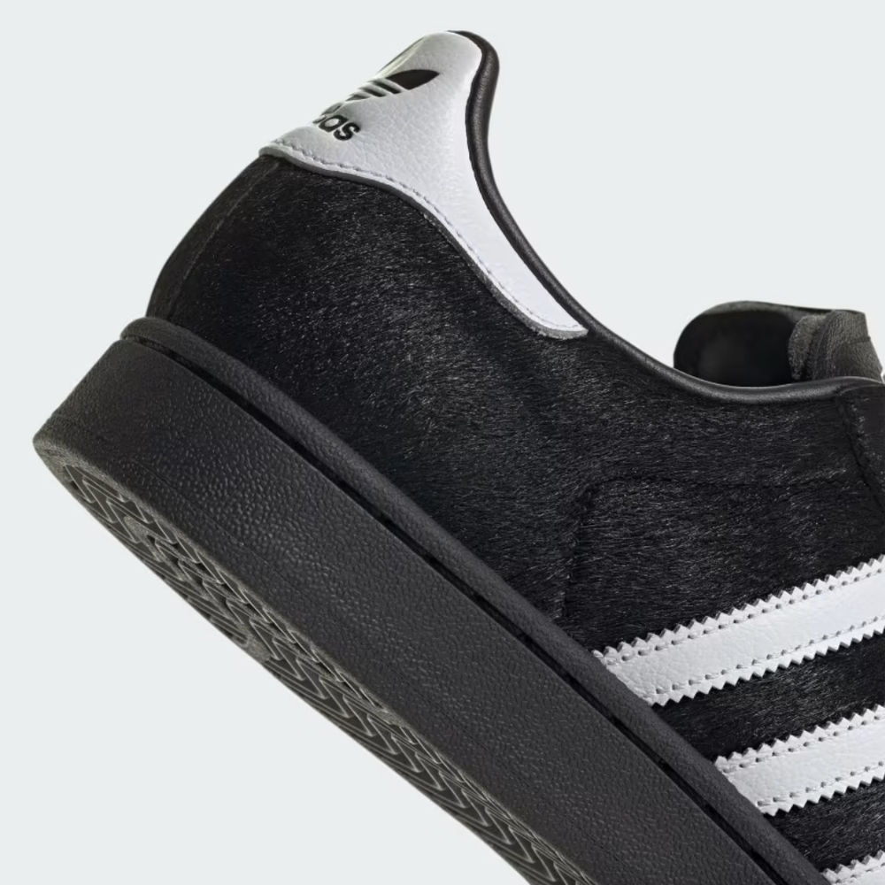 Adidas Superstar II Black Leather Pony Hair Sneakers Womens 8 - Picture 7 of 8
